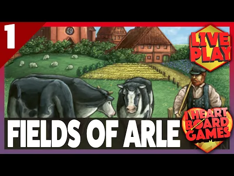FIELDS OF ARLE (Session 1, 4 Players) Live Board Game Session! by Uwe Rosenberg