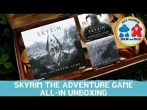 Skyrim The Adventure Game All In Unboxing