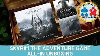 Skyrim The Adventure Game All In Unboxing