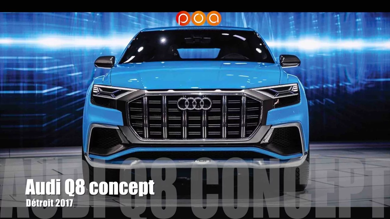 Audi Q8 Concept - Salon automobile de Detroit 2017