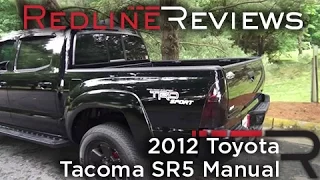 2012 Toyota Tacoma SR5 Manual Walkaround, Exhaust, Review, and Test Drive