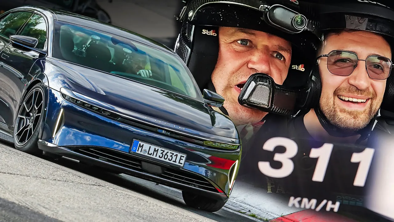 The Stig vs 1234HP Lucid Air Sapphire! // Nürburgring