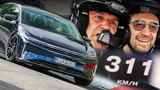 The Stig vs 1234HP Lucid Air Sapphire! // Nürburgring