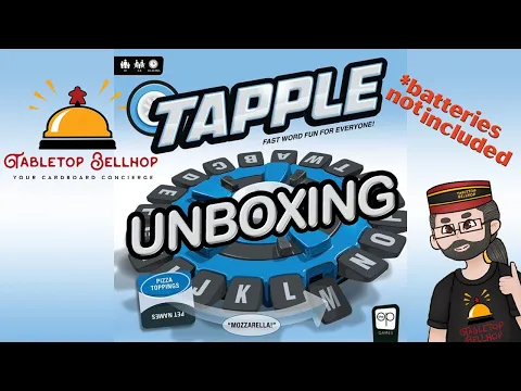 Tapple Unboxing, Check out what you get in this fast-thinking word game