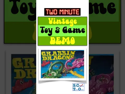 Grabbin' Dragons! 2 Minute Vintage Toy & Game DEMO Hasbro Snatch the magic rings family games night!