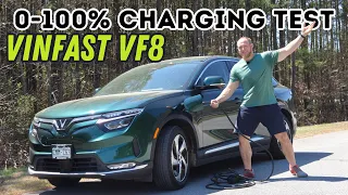 2023 VinFast VF8 0-100% Charging Analysis – Actually Not Bad!