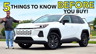 5 Things You NEED to KNOW About the 2026 Toyota RAV4 *Before* Buying!