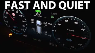 Mercedes EQC acceleration and noise test