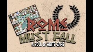 Rome Must Fall (Solo Roll & Write playthrough)