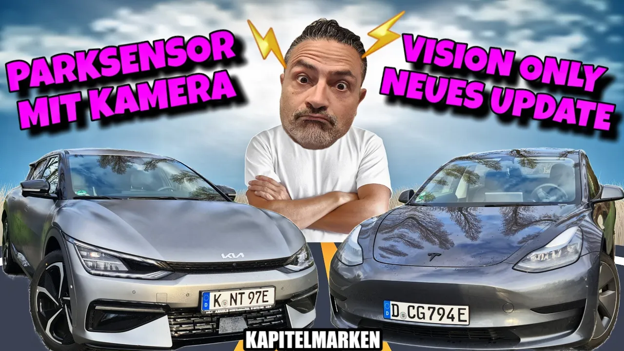 Tesla Model3 vs Kia EV6! Vision Only oder 360° Kamera? Der Tiefgaragen Test.