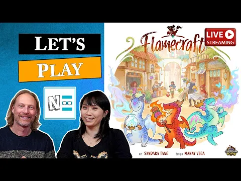 FLAMECRAFT - Live Board Game Playthrough & Review #114