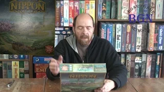 Nippon Board Game unboxing