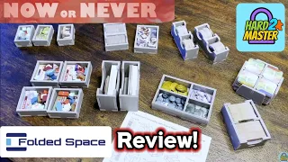 Folded Space Now Or Never Insert Guide and Review - Hard 2 Master | Love 2 Hate #boardgamereview