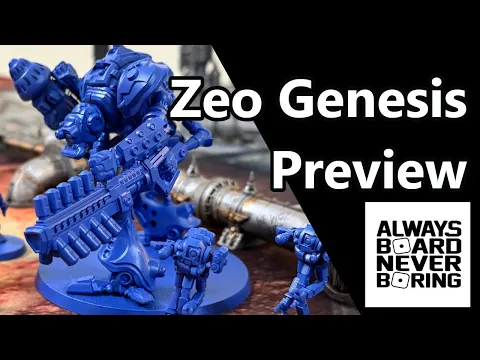 Zeo Genesis Preview | New Sci-fi Tabletop Miniatures Game by Andy Chambers & Gav Thorpe | Sponsored