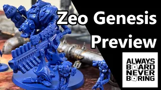 Zeo Genesis Preview | New Sci-fi Tabletop Miniatures Game by Andy Chambers & Gav Thorpe | Sponsored