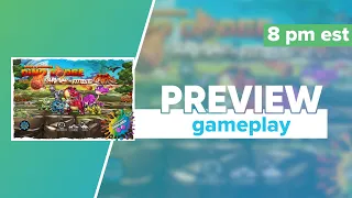 Dino Dodge Kickstarter Preview Gameplay & First Impressions | @BlueGearGames