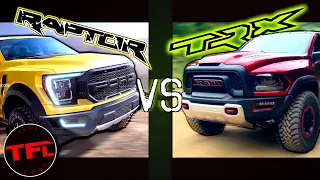 The New 2021 Ford Raptor is Coming! Here's How It Compares To The New 2021 Hellcat Powered Ram TRX!