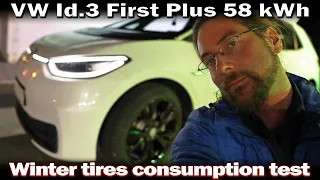 VW Id.3 - Winter tire consumption test