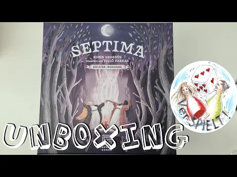 Wenn Hexen hexen! Septima Deluxe Version Unboxing, Mindclash Games, Skellig Games