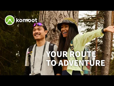 Видеоклип на komoot - hike, bike & run