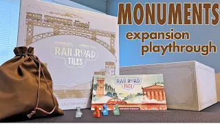 Railroad Tiles Playthrough - Monuments Expansion