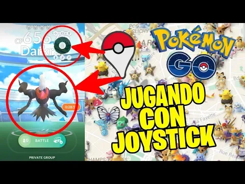 PROBANDO JOYSTICK/H4CK CON DARKRAI! POKEMON GO!