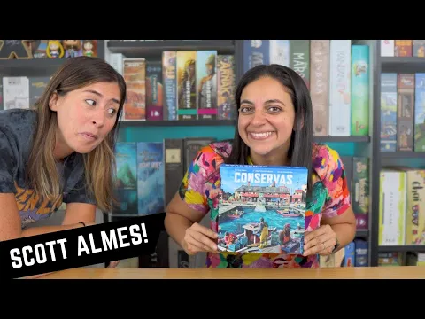 Turning The Tide: 'Conservas' has Amy PLAYING SOLO! | Board Game Preview