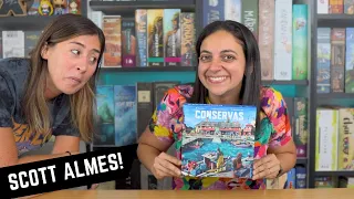 Turning The Tide: 'Conservas' has Amy PLAYING SOLO! | Board Game Preview