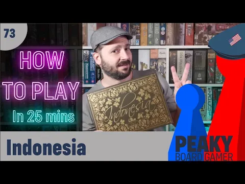 How to play Indonesia board game - Full teach - Peaky Boardgamer