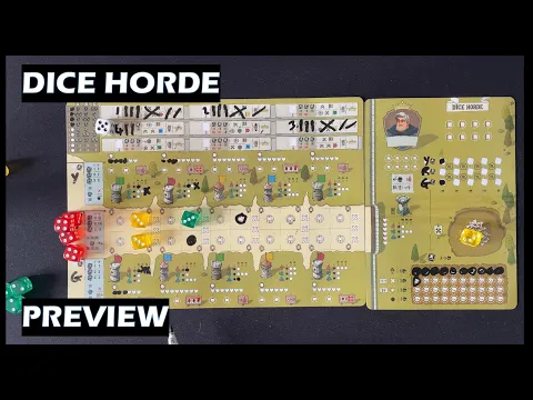 Dice Horde board game PnP Preview