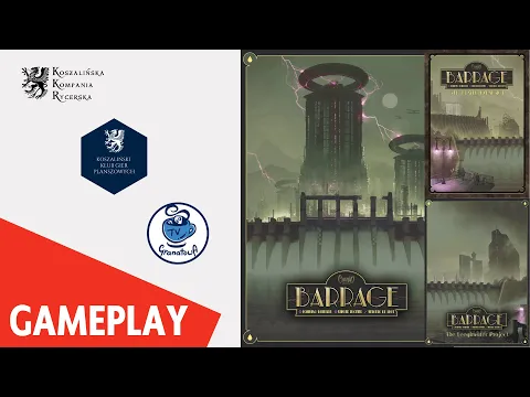 Barrage + Projekt Leeghwatera + Rozszerzenie dla 5. gracza - gameplay, recenzja, zasady