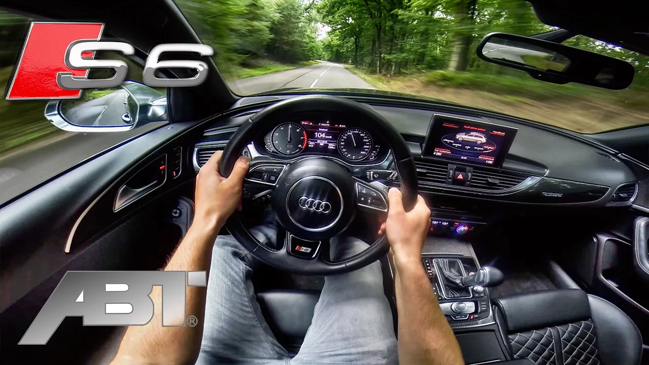 Audi S6 ABT POV Test Drive 550 HP 4.0 TFSI Milltek Exhaust