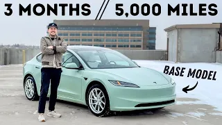 I've Had My Tesla Model 3 RWD For 3 Months & 5,000 Miles! Efficiency, Ownership, Upgrades & More