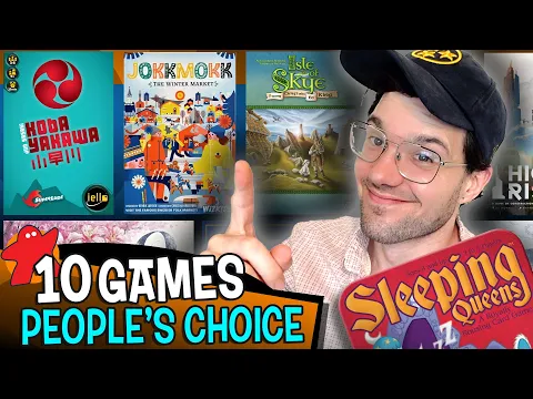 Ten Board Games Being Played NOW - "People's Choice" Board Game Picks!