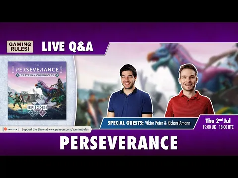 Perseverance - Live Q&A with designers Viktor Peter and Richard Amann