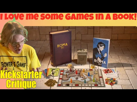 Roma XLI: A Book-Box Game of Exile & Deceit for 1-9 Players (A-) Kickstarter Critique Review