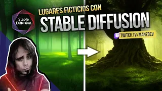 Stable Diffusion: Lugares ficticios generados con IA