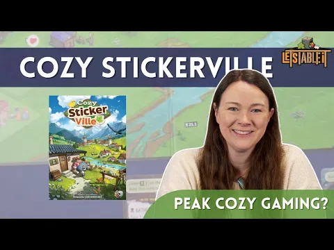  Cozy Stickerville | A Cozy, Narrative Board Game Experience
