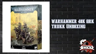 Warhammer 40k Ork Trukk Unboxing