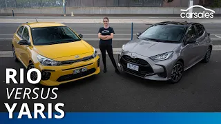 Kia Rio v Toyota Yaris 2020 Comparison Test @carsales