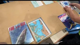 Fire in the Blue - assembling the game