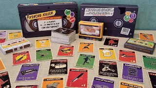 Psycho Killer with All the Expansions - ASMR Board Game Unboxing