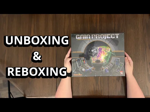 Gaia Project - Board Game Unboxing & Reboxing - What's in the Box?