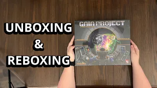 Gaia Project - Board Game Unboxing & Reboxing - What's in the Box?