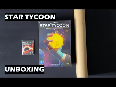 Unboxing Star Tycoon Board Game