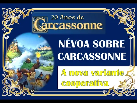 Como jogar Carcassonne | NÉVOA SOBRE CARCASSONNE | A nova variante cooperativa