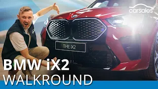 2024 BMW iX2 review! Edgy new small luxury electric SUV