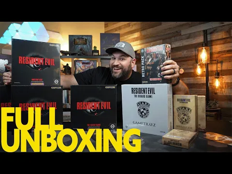 Resident Evil: The Board Game Unboxing and Rambling
