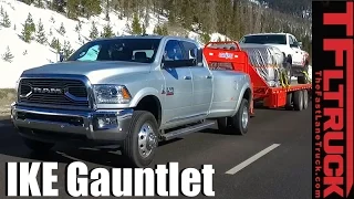 2016 RAM 3500 Dually, 900 LB-FT of Torque takes on the Extreme Ike Gauntlet Towing Review