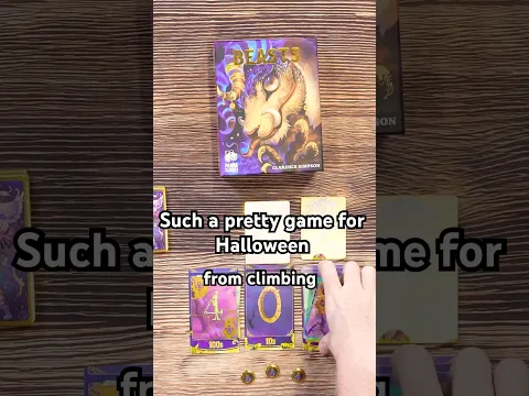 Rawr. Work together to defeat the Beasts!(such pretty cards!) #beasts #review #halloweengame